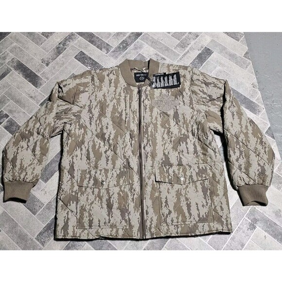 New Harley Davidson Quilted Park Jacket Woven Camo 97400-24VM/002L Mens Size 2XL - Picture 1 of 11